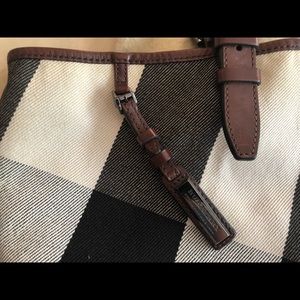 Burberry Large Canvas Tote Bag